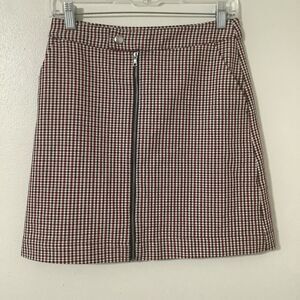 Gap Houndstooth Preppy Academic College Back to School Mini Pencil Skirt 2P